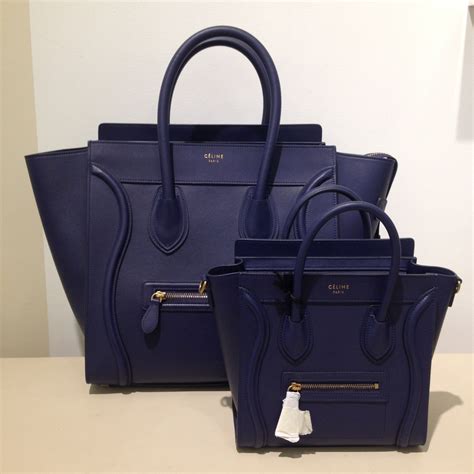 celine navy nano luggage|celine nano luggage for sale.